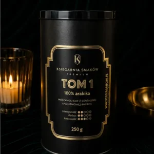 Księgarnia Smaków – kawa TOM 1, 100% Arabika (250 g) – Ziarnista_col2_part1