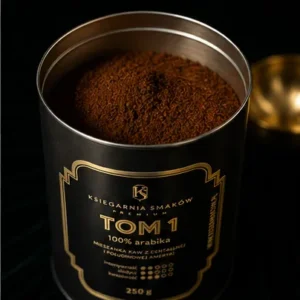 Księgarnia Smaków – kawa TOM 1, 100% Arabika (250 g) – Ziarnista_col2_part3