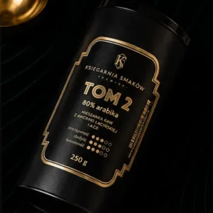 Księgarnia Smaków – kawa TOM 2, 80% Arabika (250 g) – Ziarnista_col2_part2