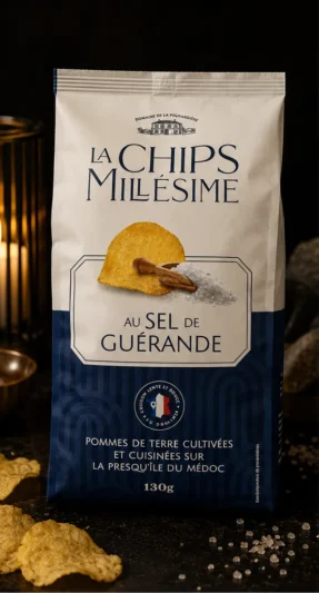 La Chips Millésime au Sel de Guérande – Chipsy z solą morską – 130 g_col1_part1