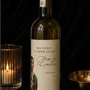 Da Vinci I Capolavori “Dama con l’Ermellino” Pinot Grigio Rubicone IGT_col2_part1