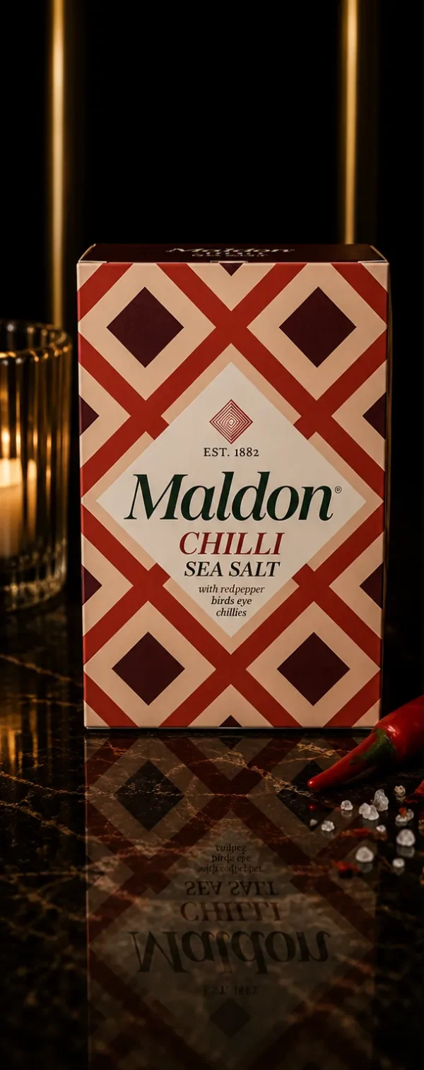 Maldon Chilli Sea Salt 100 g – sól morska w płatkach z chilli_col1_part1