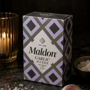 Maldon Garlic Sea Salt 100 g – sól morska w płatkach z czosnkiem_col2_part1