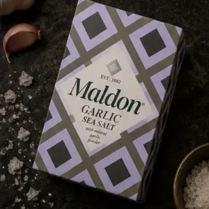 Maldon Garlic Sea Salt 100 g – sól morska w płatkach z czosnkiem_col2_part2