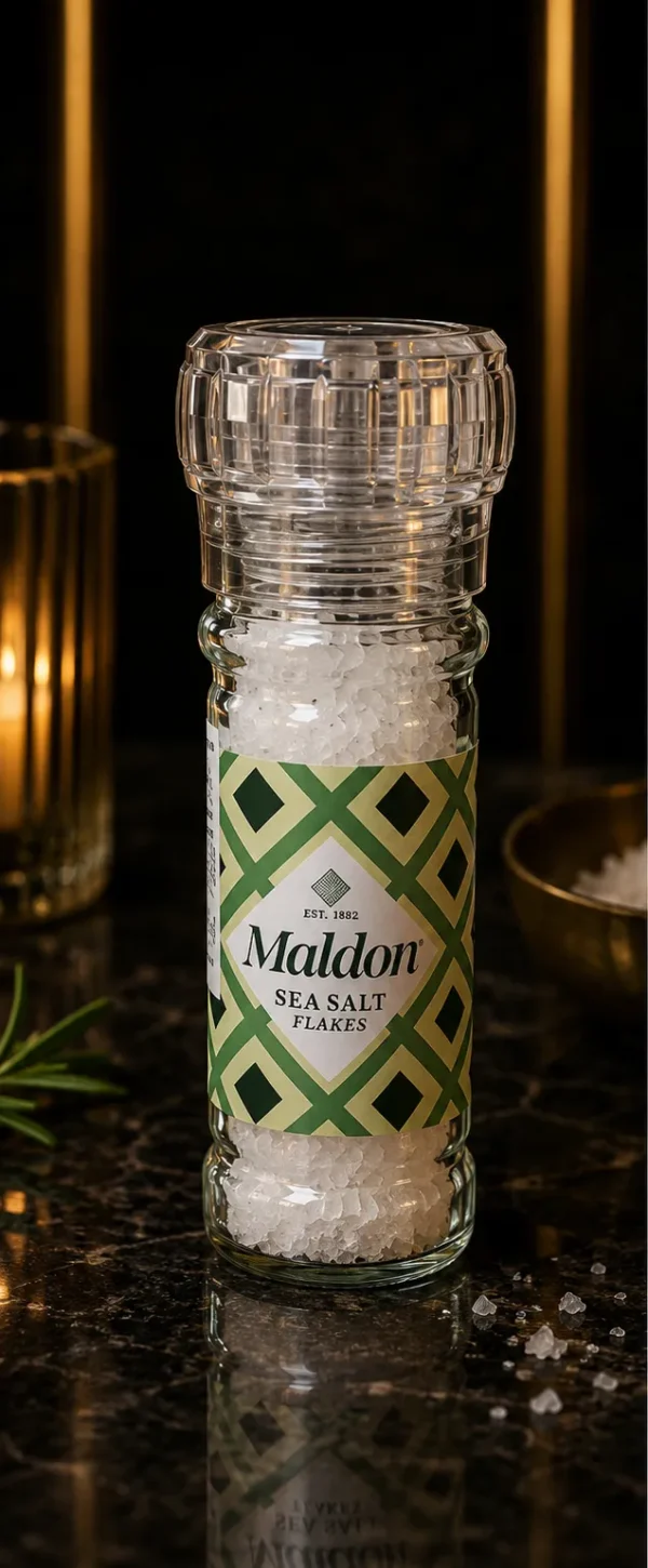 Maldon Sea Salt Flakes 55 g – sól morska w płatkach z młynkiem_col1_part1