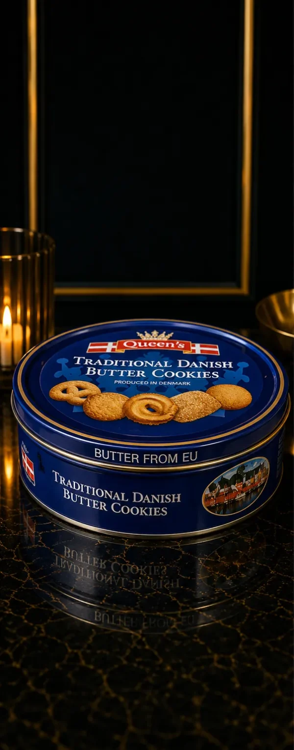 Queen’s Traditional Danish Butter Cookies – duńskie ciasteczka maślane 500 g_col1_part1