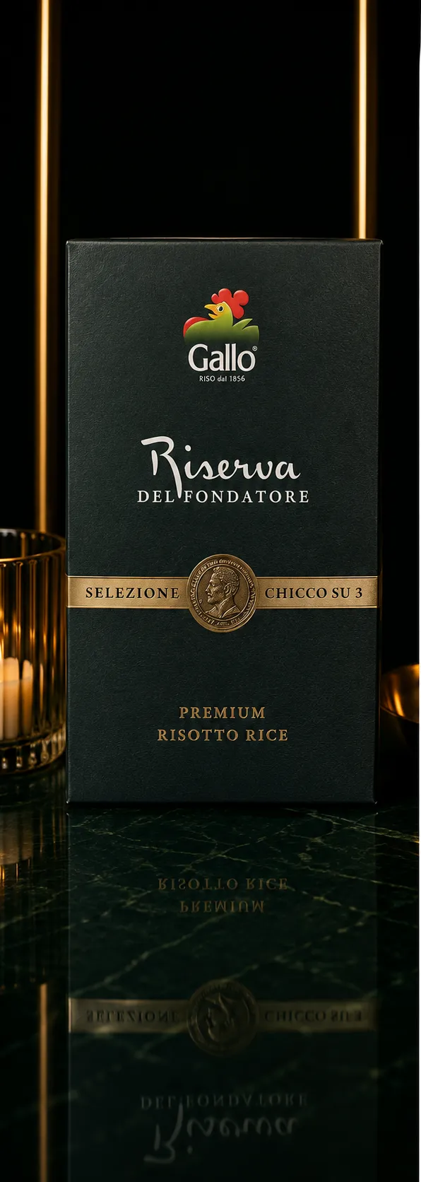 Riso Gallo Riserva del Fondatore Carnaroli – ryż do risotto premium 500 g_col1_part1