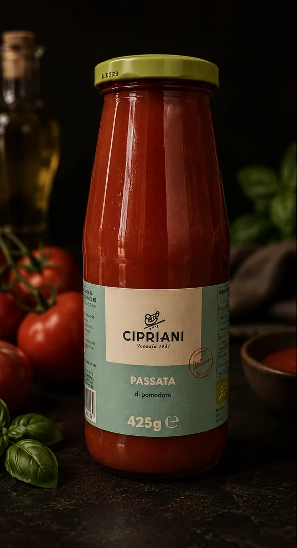 Cipriani Venezia 1931 Ekologiczna Passata di Pomodoro BIO – 425 g_col1_part1