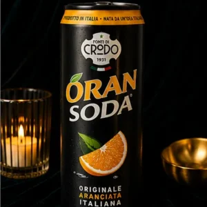 Crodo OranSoda – Originale Aranciata Italiana, Włoski Napój Gazowany z Pomarańczą – 330 ml_col2_part1