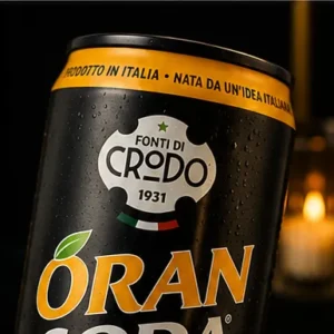 Crodo OranSoda – Originale Aranciata Italiana, Włoski Napój Gazowany z Pomarańczą – 330 ml_col2_part3
