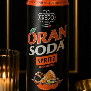 Crodo OranSoda Spritz – Włoski Bezalkoholowy Aperitif z Chininą i Pomarańczą – 330 ml_col1_part1