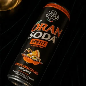 Crodo OranSoda Spritz – Włoski Bezalkoholowy Aperitif z Chininą i Pomarańczą – 330 ml_col2_part2
