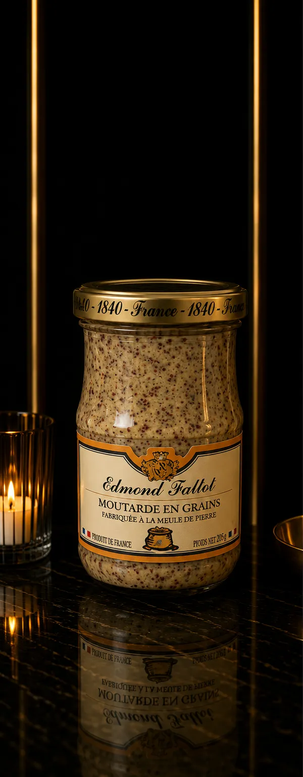 Edmond Fallot Moutarde en Grains 205 g_col1_part1