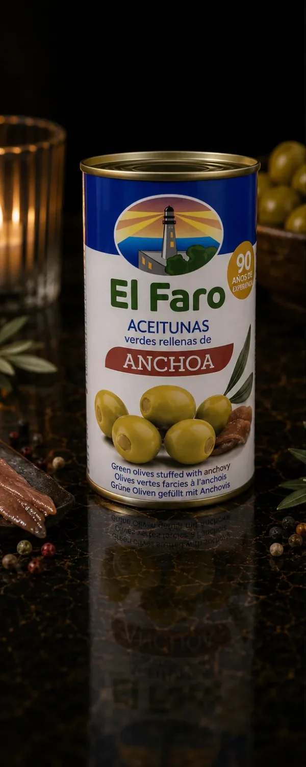 El Faro Oliwki zielone z anchois 350 g 150 g_col1_part1
