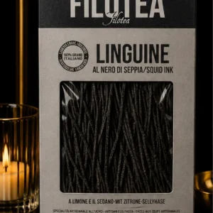 Filotea Linguine al Nero di Seppia makaron jajeczny 250 g_col1_part1