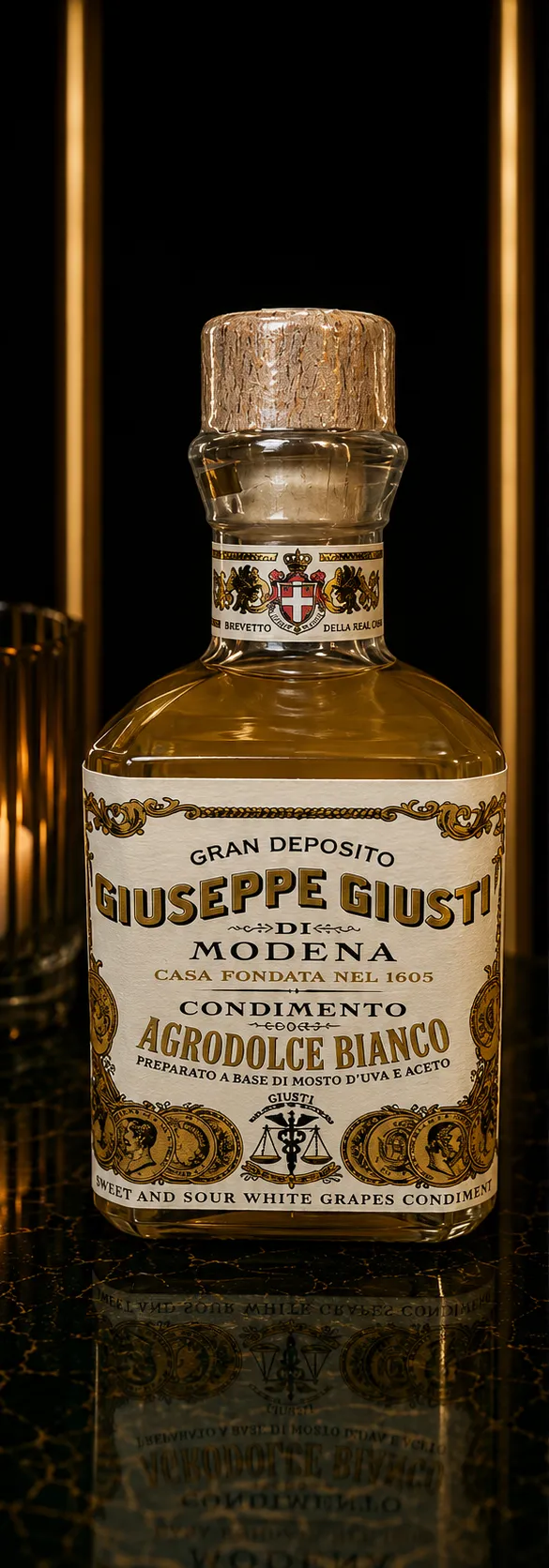 Giuseppe Giusti Agrodolce Bianco Condimento 250 ml_col1_part1