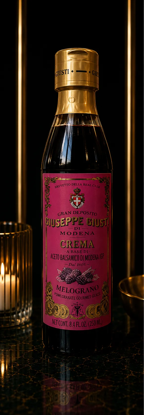 Giuseppe Giusti Crema di Aceto Balsamico Melograno 250 ml_col1_part1