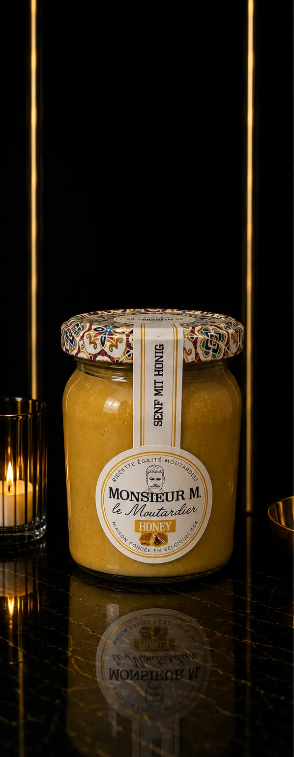 Musztarda Miodowa Monsieur M. le Moutardier z Balsamico – 235 g_col1_part1