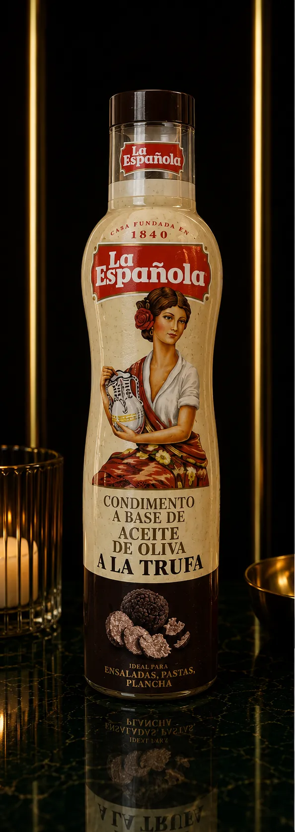Oliwa z Oliwek Extra Virgin z Truflą La Española – Spray 200 ml_col1_part1