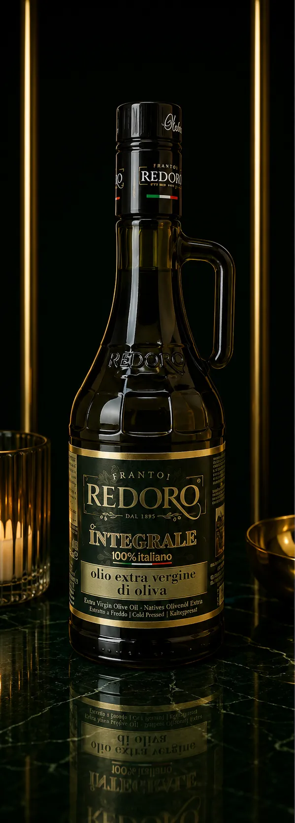 Redoro Frantoi Veneti Integrale – Niefiltrowana Oliwa Extra Vergine 100% Italiano – 500 ml_col1_part1