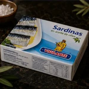 Sardinas en Aceite de Oliva Vigilante – Sardynki w oliwie z oliwek – 120 g_col2_part2