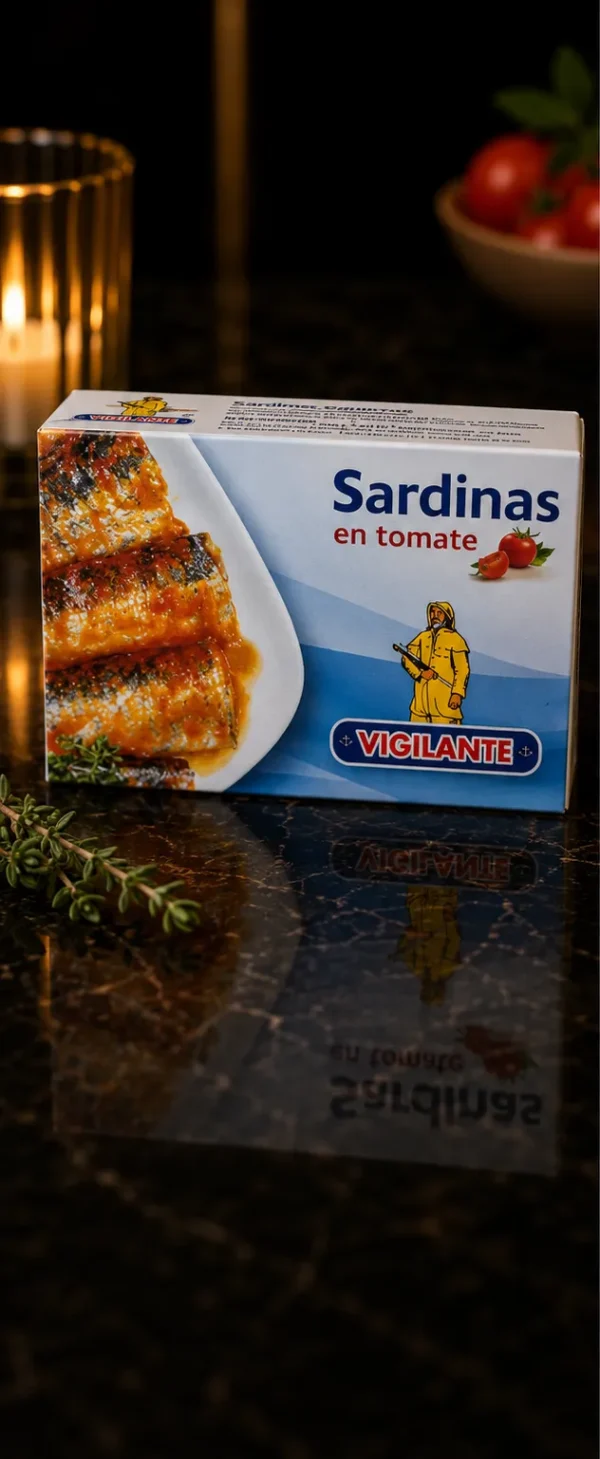 Sardynki w pomidorach Vigilante – sardynki w sosie pomidorowym – 120 g_col1_part1