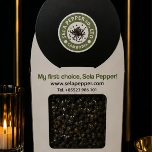 Sela Pepper – Kambodżański Czarny Pieprz Ziarnisty Premium z Memot – 50 g_col1_part1