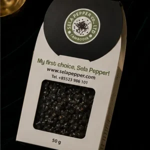 Sela Pepper – Kambodżański Czarny Pieprz Ziarnisty Premium z Memot – 50 g_col2_part2
