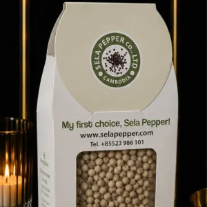 Sela Pepper Pieprz Biały Ziarnisty 50 g – Kampot Kambodża Premium_col1_part1