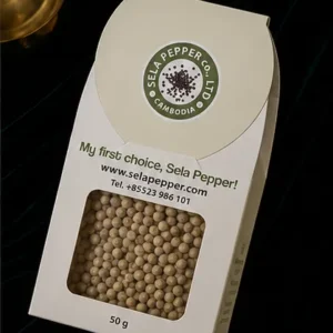 Sela Pepper Pieprz Biały Ziarnisty 50 g – Kampot Kambodża Premium_col2_part2