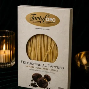 TartufOro Fettuccine al Tartufo – Rzemieślniczy Makaron Jajeczny z Czarną Truflą, 250 g_col2_part1